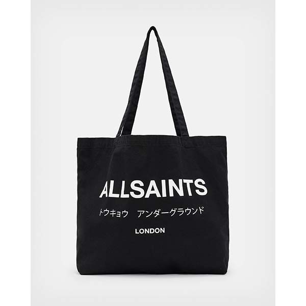 Allsaints Australia Mens Underground Shopper Tote Bag Black AU57-014